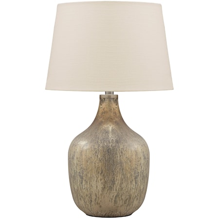 Mari Gray/Gold Finish Table Lamp